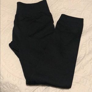 Motherhood Maternity Fleece Lined Black Leggings
